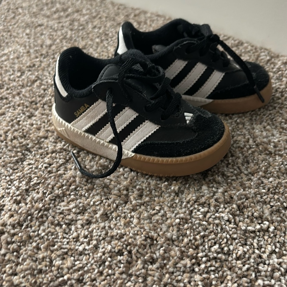 adidas Kids Black and White Sneakers